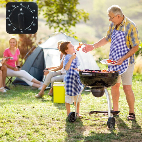 Kitchen Timer Mechanical Countdown Timer 80dB Alarm 1