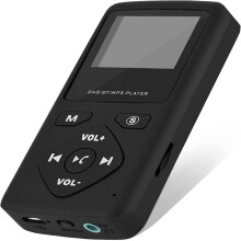 Radio de poche numérique DAB/DAB+/FM - Lecteur MP3 Bluetooth avec horloge et alarme