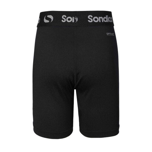 (7-8 Years, Black) Sondico Childrens/Kids Snug Fit Compression Shorts 1