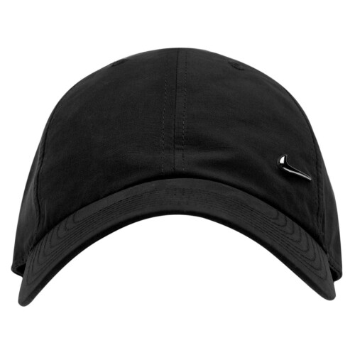 Nike (One Size, Black) Nike Swoosh Polyester Baseball Cap 2