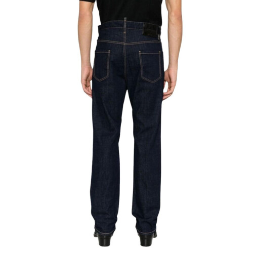 Dsquared2 (30R, Navy Blue) DSquared2 Mens Rinse Jeans 1