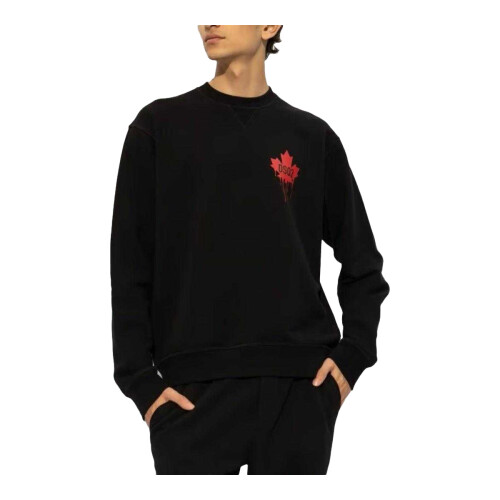 Dsquared2 DSquared2 Unisex Adult Maple Leaf Cotton Long-Sleeved Sweatshirt 2