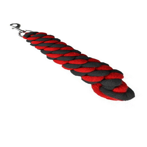 (One Size, Black/Red) HYCONIC Horse Lead Rope 2