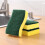 6-Piece Blue Wood Pulp Kitchen Cleaning Sponge 3
