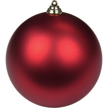 Gold Christmas Tree Ornament Ball, 7.08 in, Shatterproof