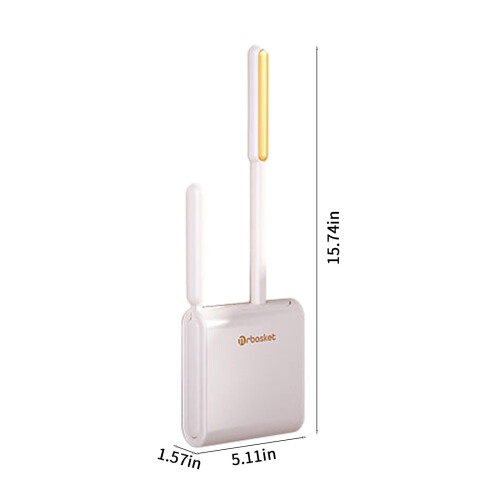 Silikon-Toilettenbürste und Halter-Set 2-in-1 2