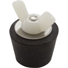 Winterizing Plug for 1" Fitting, Size 6, Nylon Wingnut &