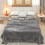 Coral Fleece Blanket 100x150cm Dark Grey 1