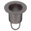 Aluminium Rain Chain Drainer Black 12x9x9cm 1