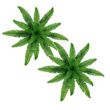 Pianta di felce artificiale con steli realistici (2 pezzi)