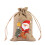 Christmas Candy Bags with Drawstring – 5 Pack, 15 x 10 1