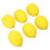 Limoni artificiali in plastica per decorazioni domestiche (6 pezzi) 1