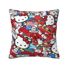 Hello Kitty Pillow Cover 12" x 12" Polyester Decorative