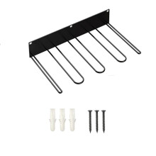 Wall-Mounted Metal Boot Rack for Tall Boots