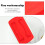Capa protetora de silicone curva para torradeira, preta, pacote com 2 unidades. 5