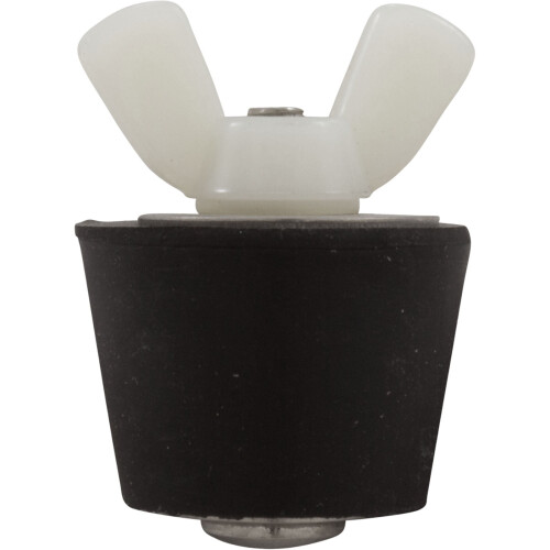 Winterizing Plug for 1" Fitting, Size 6, Nylon Wingnut & 2