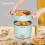 Electric Hot Pot with Steamer 1.5L Nonstick Dual Control 4