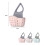 Silicone Kitchen Sink Caddy with Adjustable Strap and Drain 3