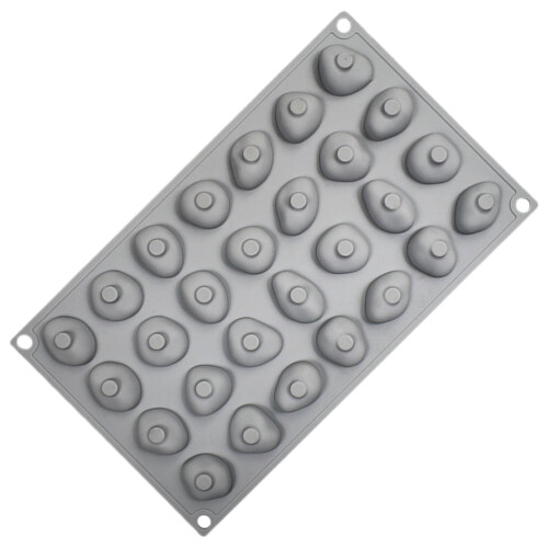 Silicone cobblestone candy mold for cake decoration 2