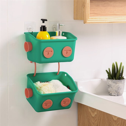 Bathroom shelf storage rack 2 pcs 1