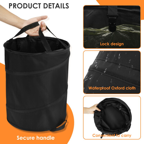 Leaf Waste Bag 10 Gallon Collapsible Garden Bag 2