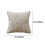 Chenille Throw Pillow 45 x 45 cm Beige Sofa Cushion 3