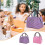 Sac isotherme rayé rouge pour femme 5