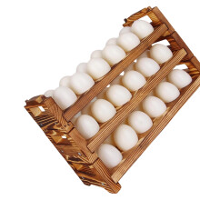 Eleganter Produktpräsentationssockel aus Holz mit 3 Abschnitten,