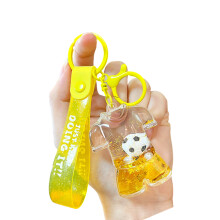 Entzückender Schlüsselanhänger mit Fußball-Thema und-Gelb