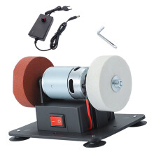 Professioneller 150-W-Mini-Tischschleifer mit groben,-ABS-Basis