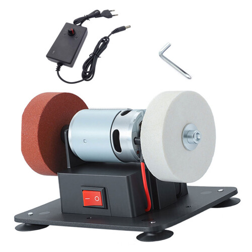 Professioneller 150-W-Mini-Tischschleifer mit groben,-ABS-Basis