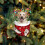 Décorations de Noël en forme de chien pour sapin, double face, 12 modèles 4