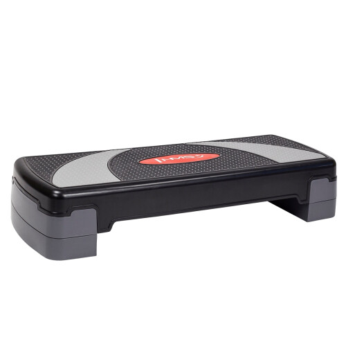 Aerobic-Stepp-Plattform, Schwarz, höhenverstellbar 1