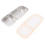 Edelstahl Lunch Box 700ml 11x26x5cm Milchweiß 13