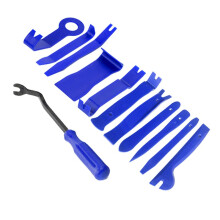 Kit de 12 outils pour le démontage des garnitures de voiture - Outils manuels pour panneaux de porte et garnitures intérieures