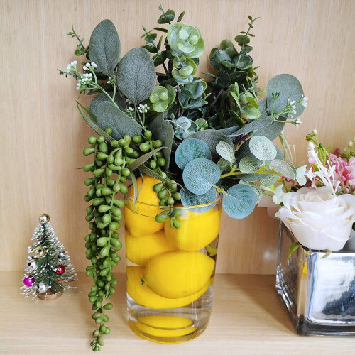 30 Pack Artificial Yellow Lemons, 3.1" Realistic Foam Fruit 2