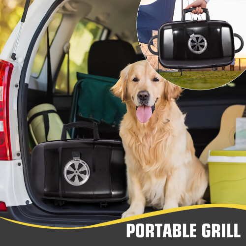 Portable Charcoal Grill for Outdoor Cooking 2