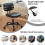 Office Desk Chair Black Low Back Height Adjustment 360 4