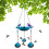 2-in-1 Glass Bird Feeder and Bath with Solar Fountain 4