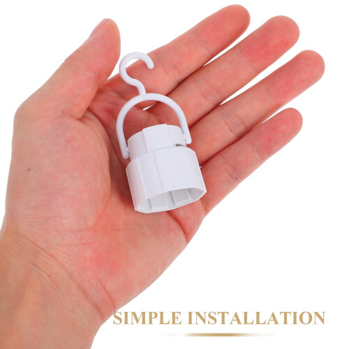 Douille pour ampoule LED B22 avec crochet, lampe de secours portable 2