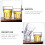 6-Pack Unbreakable Plastic Whiskey Glasses 4
