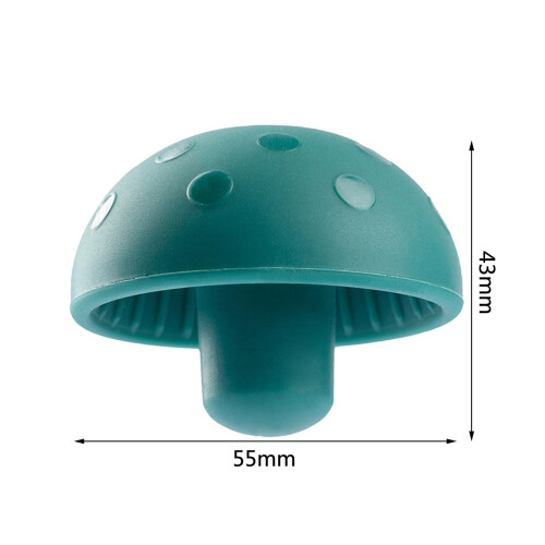 Bouchons de bouteille de vin en silicone, forme champignon, lot de 2 2