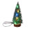 Mini flocked LED Christmas tree with lights 12 inches 2