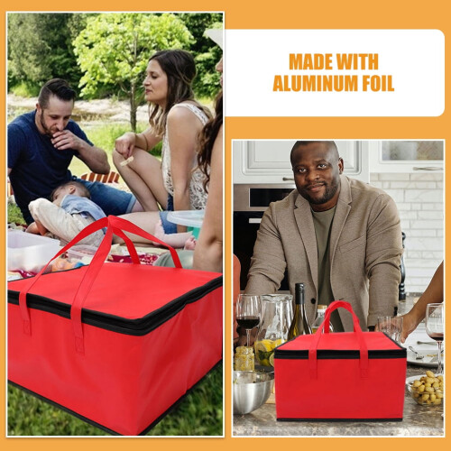 Insulated Grocery Cooler Bag Large Capacity 1