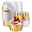 Gold Aluminum Foil Baking Cups with Lids – 50 Pack 4