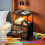Modern White Nightstand with USB Charging & LED Light 2