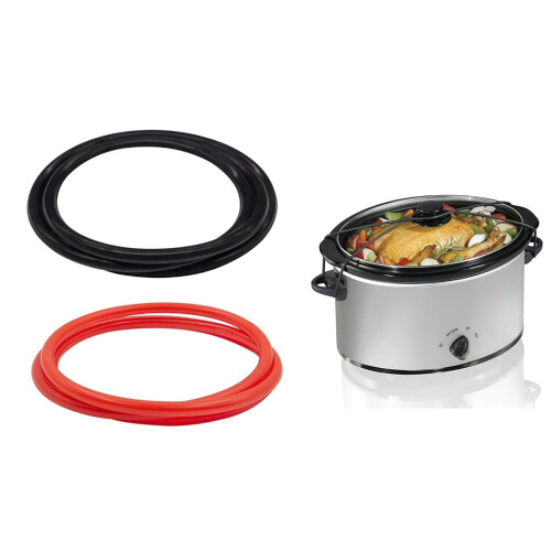 2-Pack Silicone Slow Cooker Locking Straps for 6/7/8 QT 1