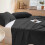 Xaoshaoyi White Twin Flat Sheet 100% Cotton Percale 5