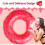 Pink Donut Pool Float – Single Inflatable Ring 2