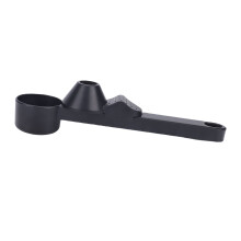 2er Pack ABS-Kunststoff Kaffeelöffel-Trichter - 2 EL, 19,5 cm